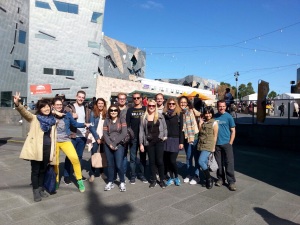 Our $1 walking tour group!